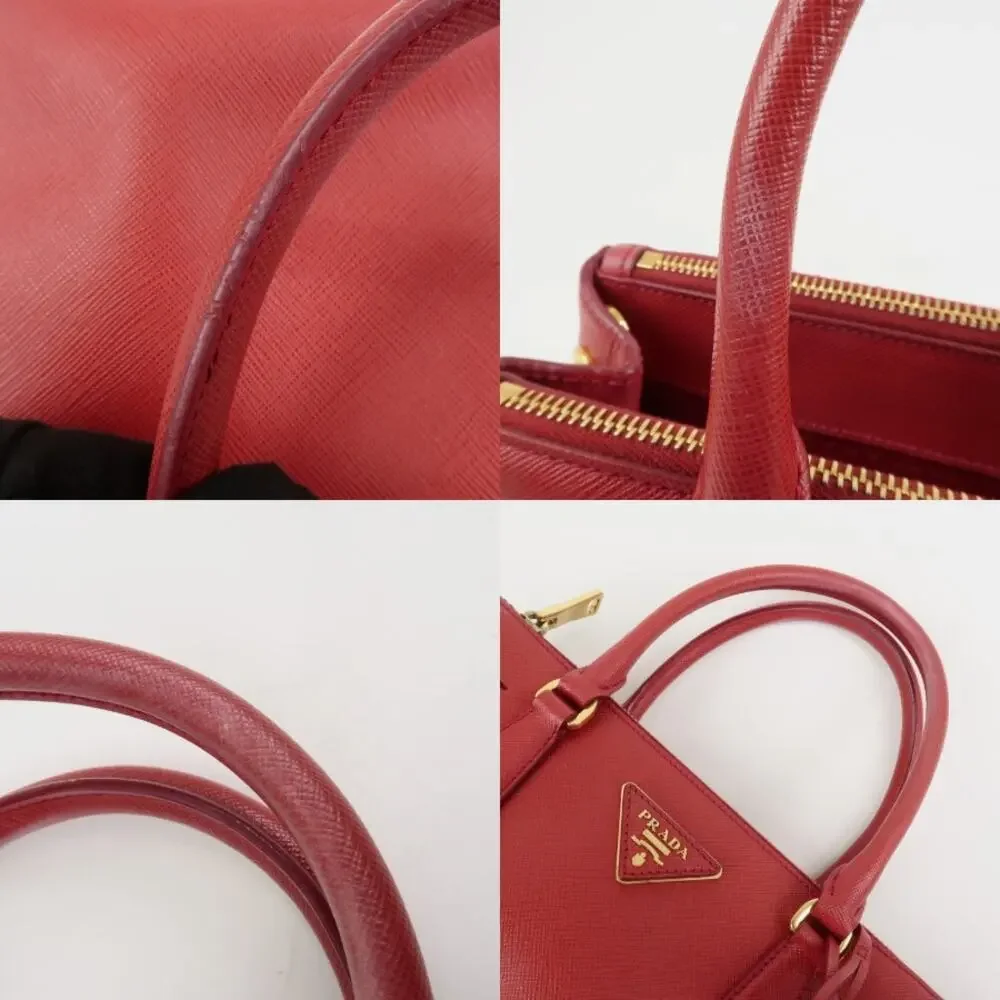 💎✨HOT BUY✨💎Authentic PRADA Triangle Logo Saffiano Leather Galleria - Picture 6 of 15